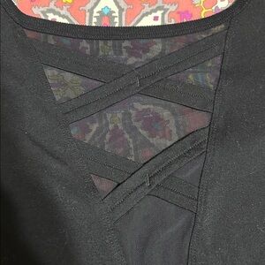 Lane Bryant Livi Active Black Long Sleeve Tunic Top 22/24